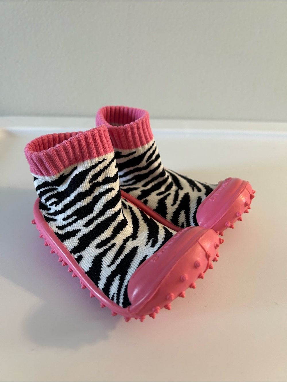 Skidders Zebra Print Toddler Shoes size 6